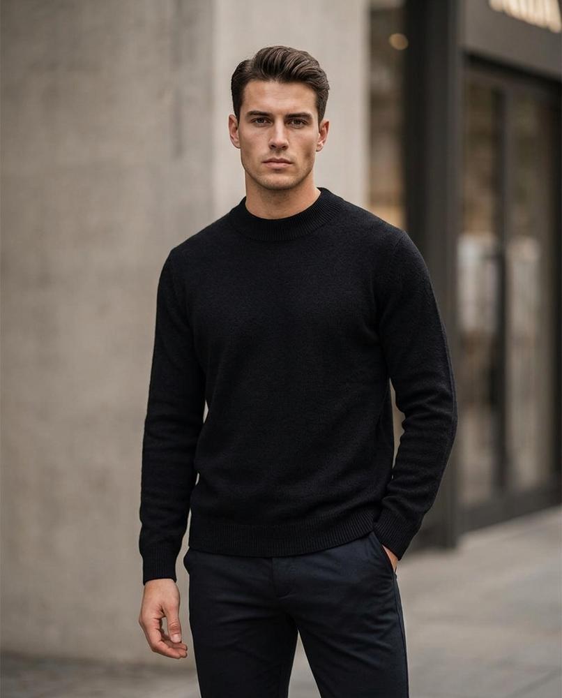Nelly24 - Kasil | Feingestrickt Hochgeschlossen Pullover Damen