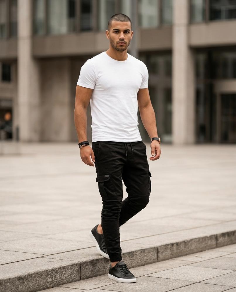 Nelly24 - Allan | Zulaufend Funktional Hose Herren