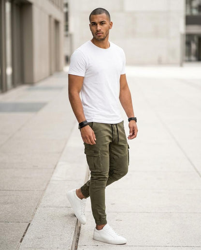 Nelly24 - Allan | Zulaufend Funktional Hose Herren