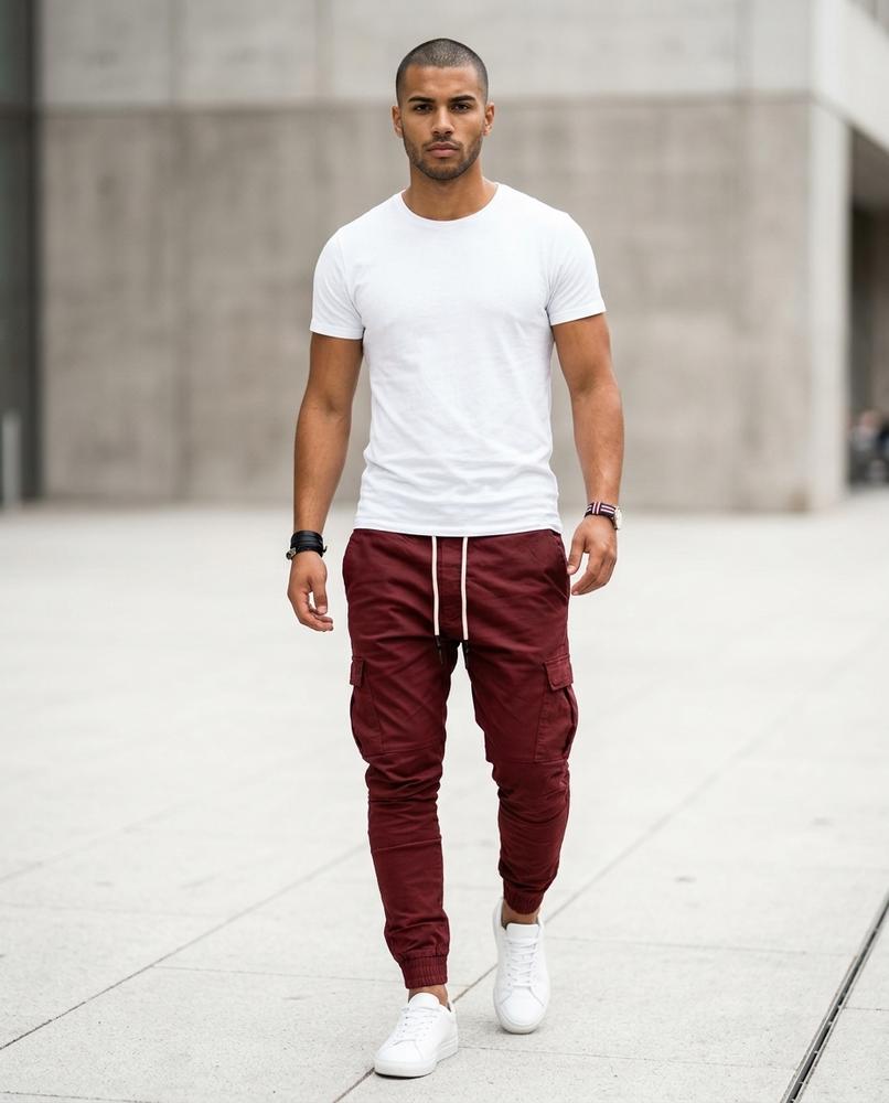 Nelly24 - Allan | Zulaufend Funktional Hose Herren
