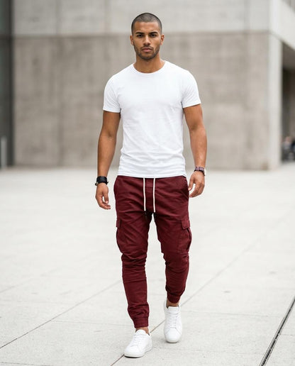 Nelly24 - Allan | Zulaufend Funktional Hose Herren