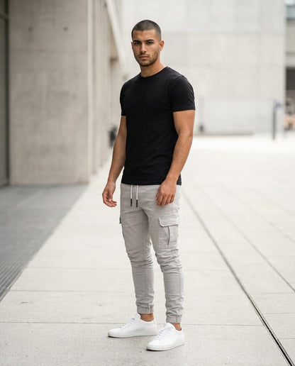 Nelly24 - Allan | Zulaufend Funktional Hose Herren