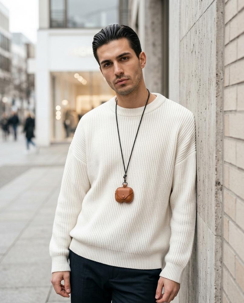 Nelly24 - Nedar | Gerippt Locker Pullover Herren