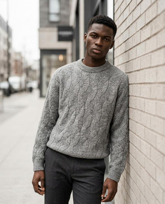 Nelly24 - Losol | Strukturiert Wärmend Pullover Herren