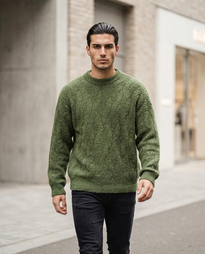 Nelly24 - Losol | Strukturiert Wärmend Pullover Herren