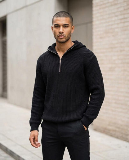 Nelly24 - Conav | Gerippt Locker Hoodie Damen